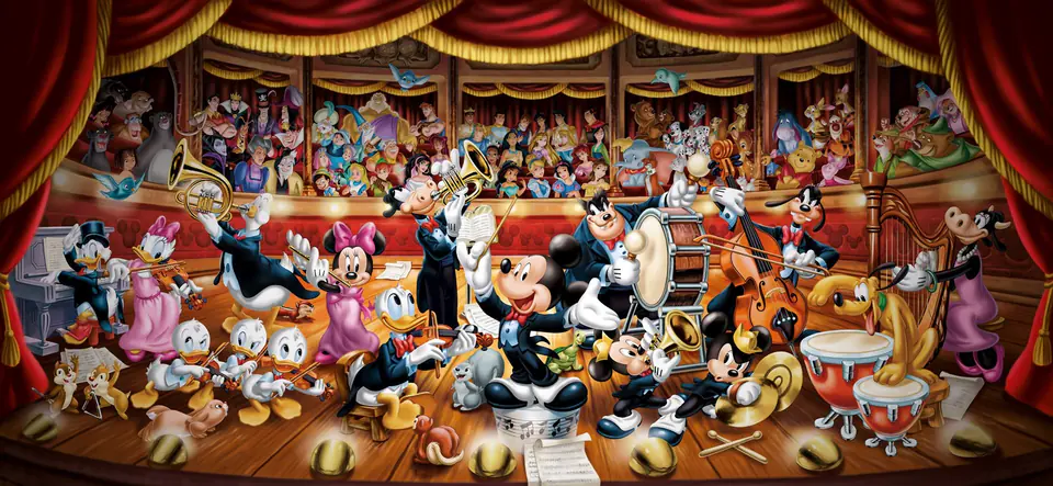 ⁨Clementoni Puzzle 13200el Disney Orkiestra 38010 p2⁩ w sklepie Wasserman.eu