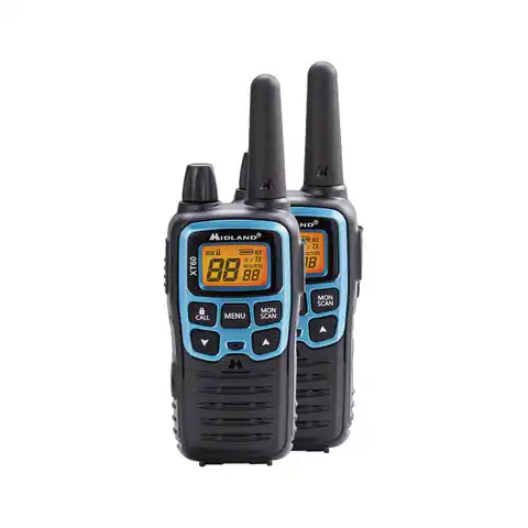 ⁨PMR MIDLAND XT60 handheld radios⁩ at Wasserman.eu