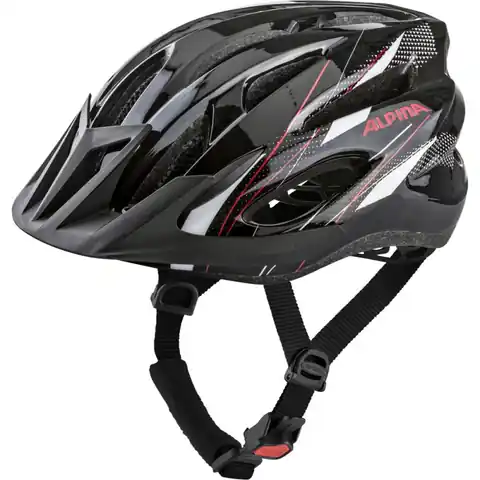 ⁨Bike helmet Alpina MTB17 black-white-red 58-61⁩ at Wasserman.eu