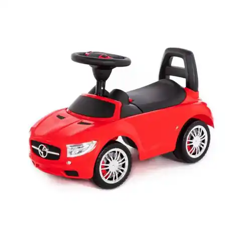 ⁨Polesie 84460 Samochód-jeździk "SuperCar" Nr1 z sygnałem dźwiękowym (czerwony) jeździdełko auto pojazd⁩ w sklepie Wasserman.eu