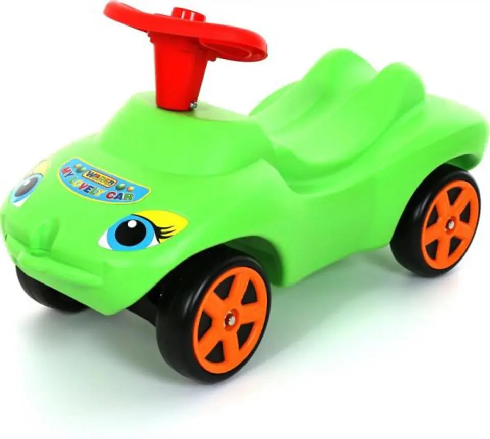 ⁨Polesie 44617 "Mój ulubiony samochód" Jeździk zielony z dźwiękiem jeździdełko auto pojazd⁩ w sklepie Wasserman.eu
