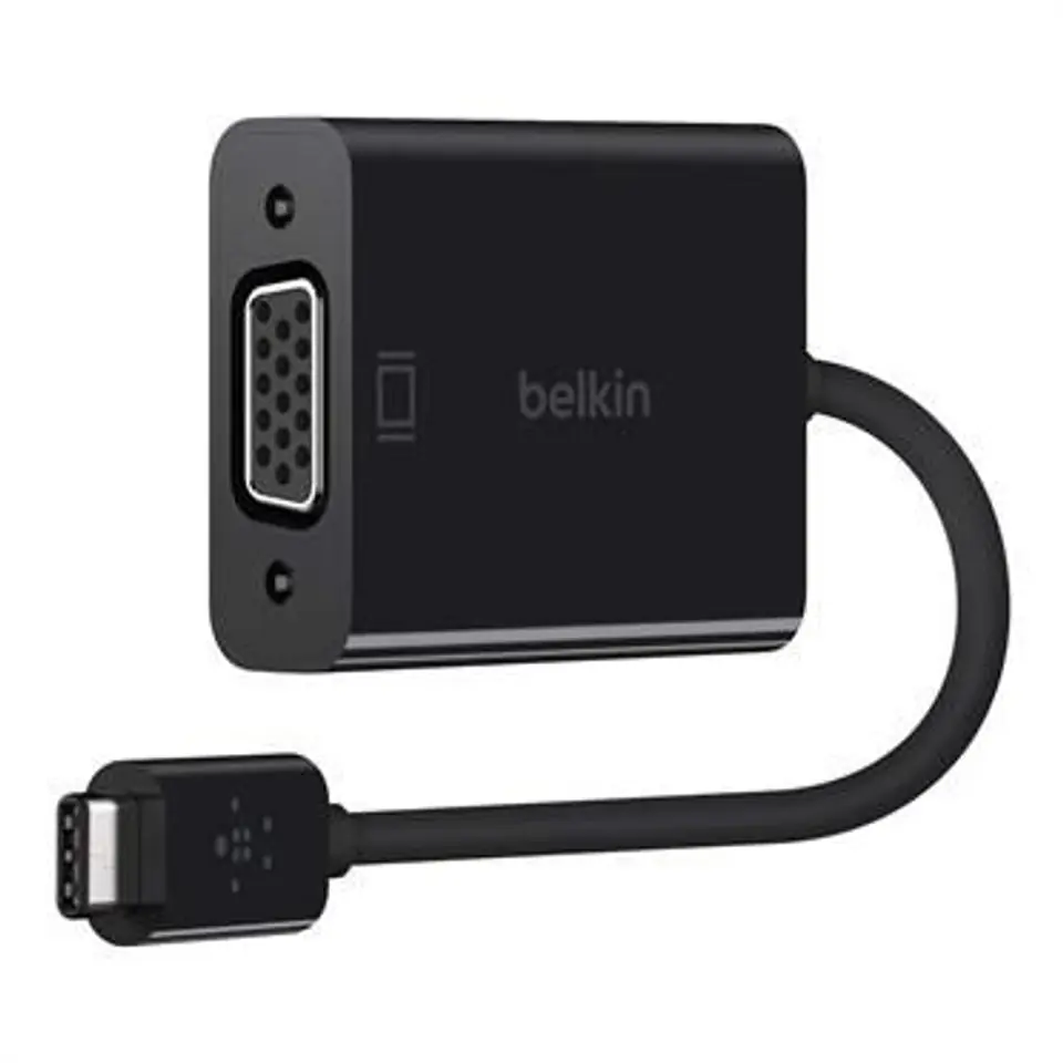 ⁨Belkin Adapter USB-C to VGA black⁩ w sklepie Wasserman.eu