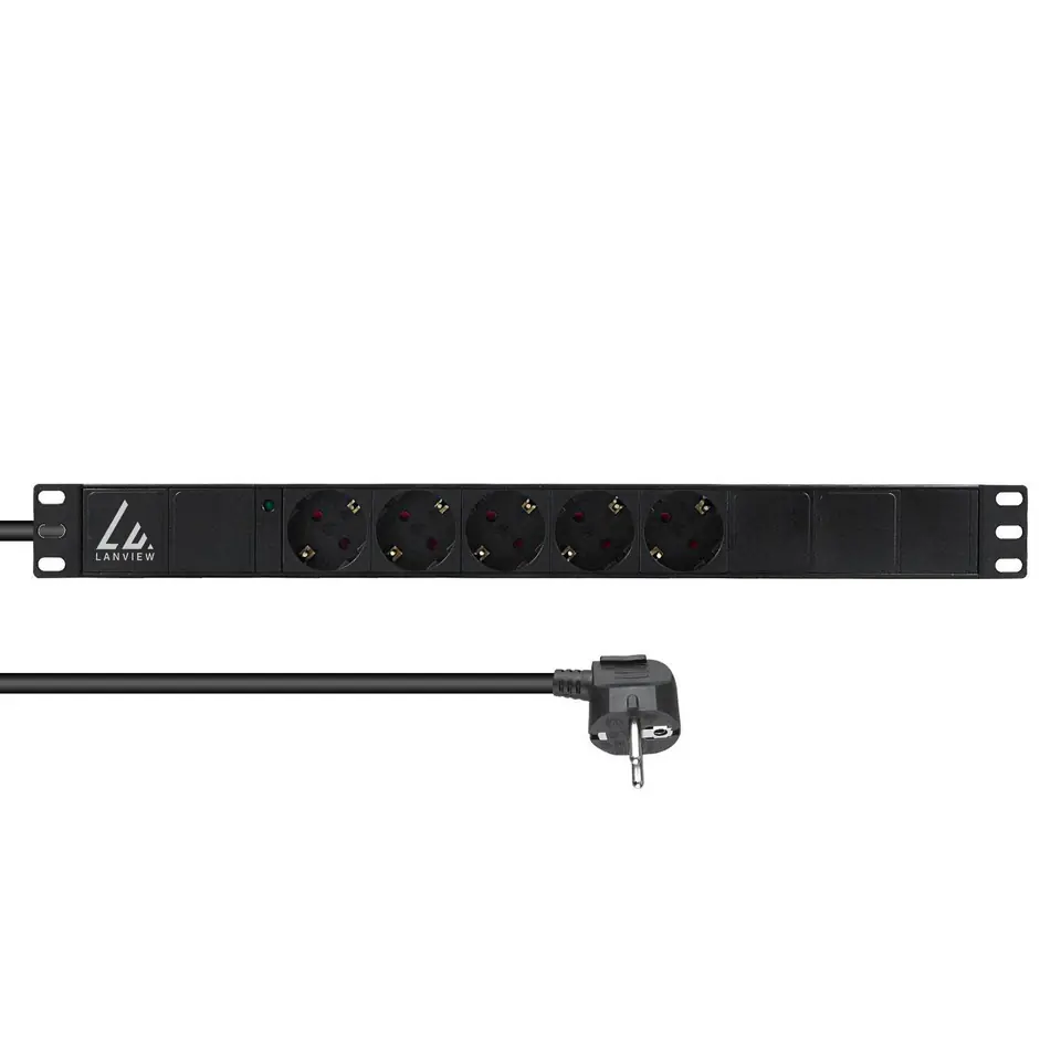 ⁨Lanview 19'' rack mount power strip,⁩ w sklepie Wasserman.eu