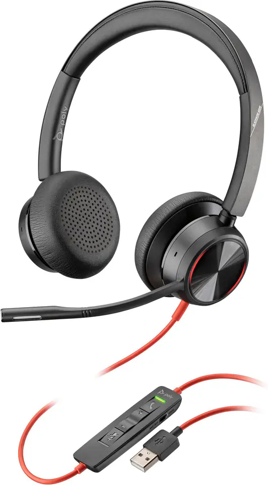 ⁨HP Blackwire 8225 USB-A Headset⁩ w sklepie Wasserman.eu