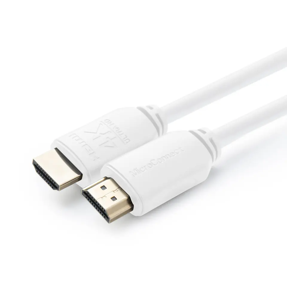 ⁨MicroConnect HDMI cable 4K, 2m white⁩ w sklepie Wasserman.eu