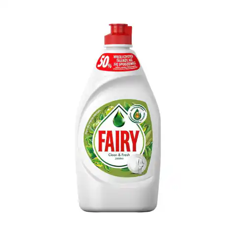 ⁨Fairy Clean & Fresh Apple Dish Liquid 450 ml⁩ at Wasserman.eu