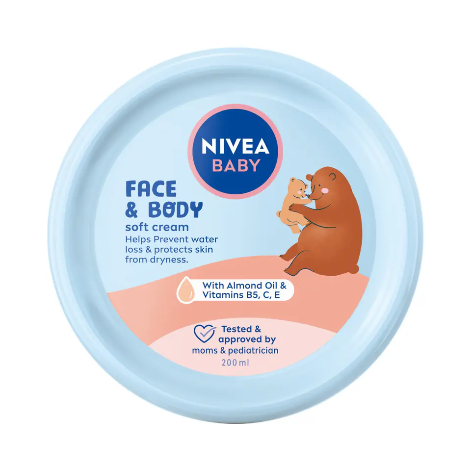 ⁨NIVEA BABY Krem piel.d/tw i ciała 200ml 80529⁩ w sklepie Wasserman.eu