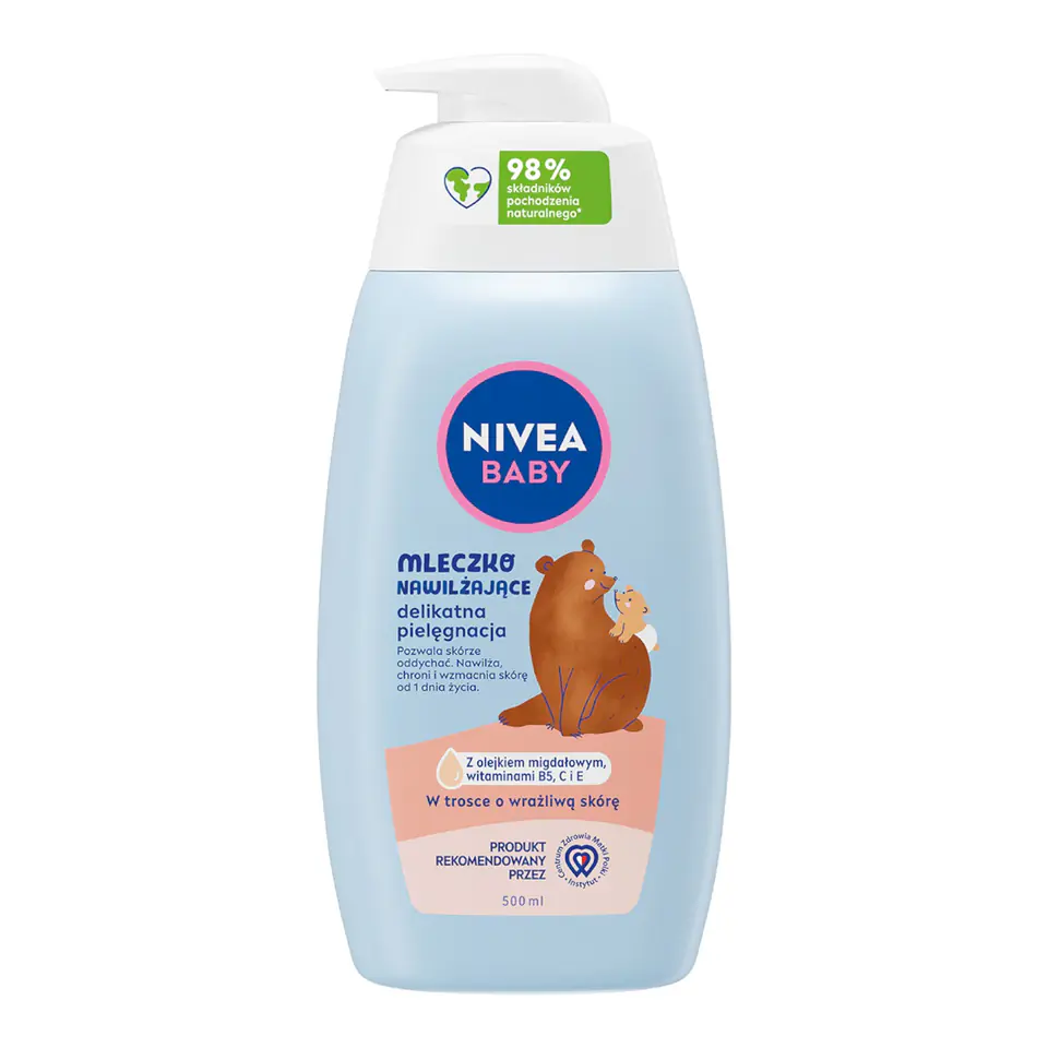 ⁨NIVEA BABY Mleczko nawilż. 500ml 80520⁩ w sklepie Wasserman.eu