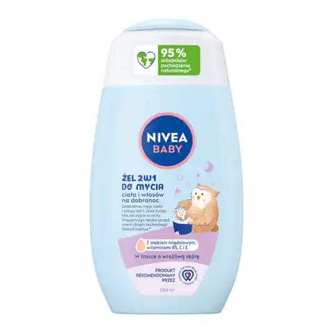 ⁨NIVEA BABY Żel d/mycia ciała/wł 200ml 2w1  80546⁩ w sklepie Wasserman.eu