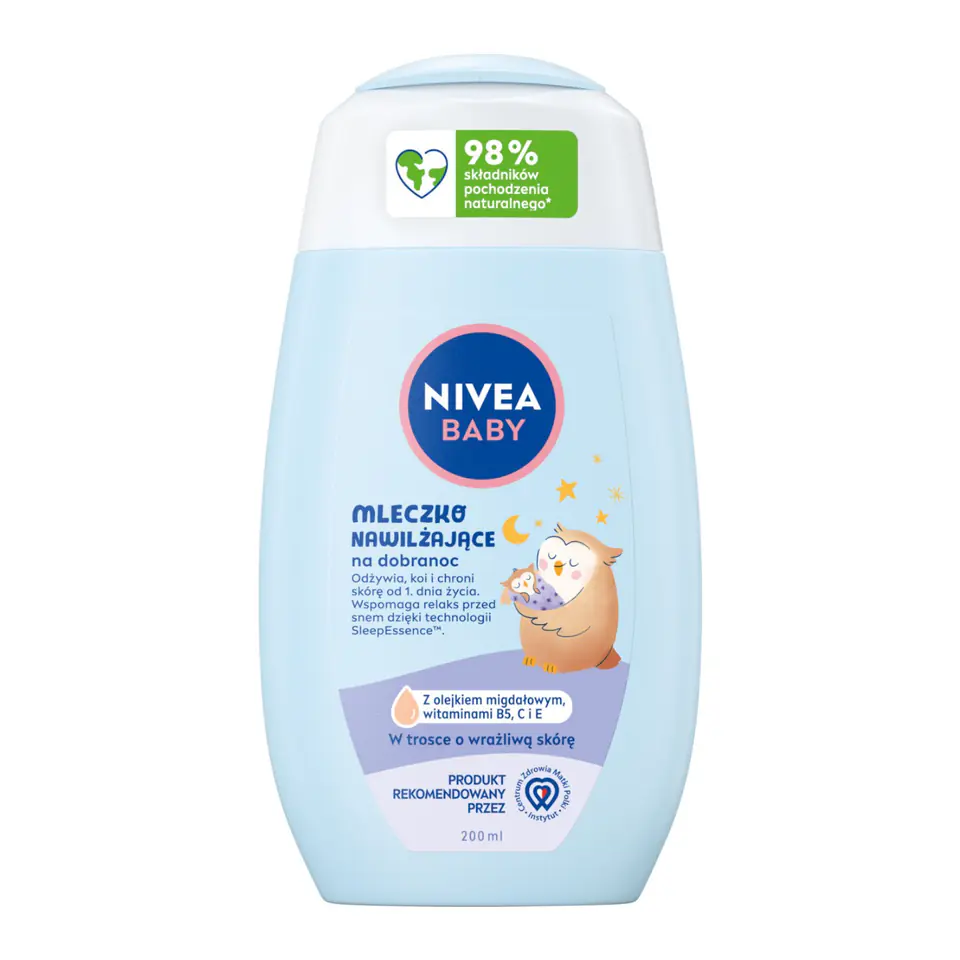 ⁨NIVEA BABY Mleczko nawilż. dobranoc 200ml 80547⁩ w sklepie Wasserman.eu