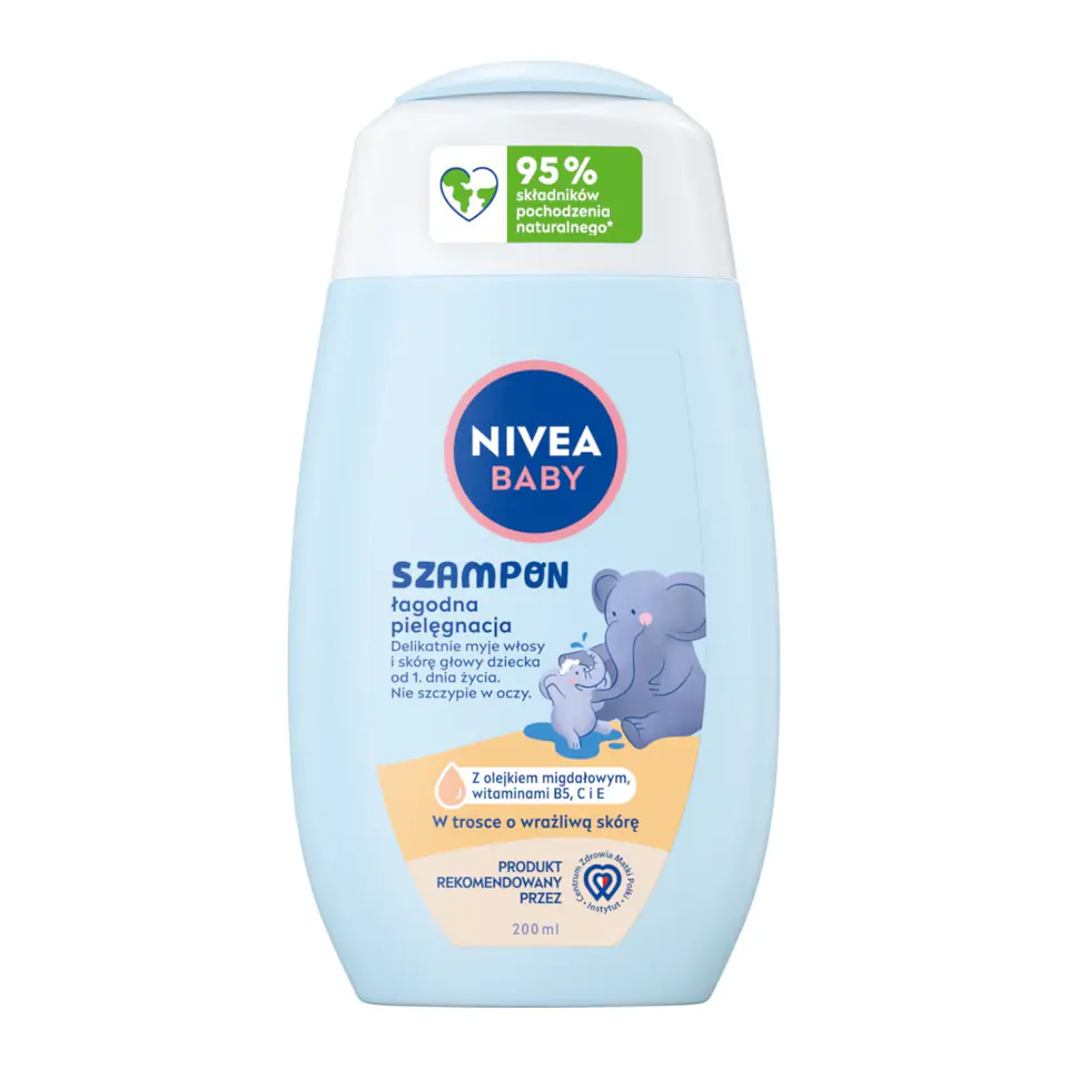 ⁨NIVEA BABY Szampon delikatny 200ml 80503⁩ w sklepie Wasserman.eu