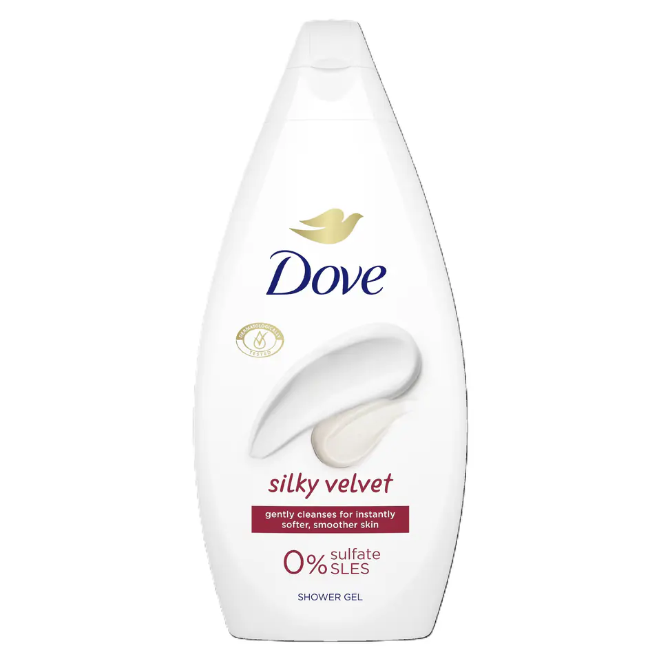 ⁨DOVE Żel pod prysznic Silky Velvet 450 ml⁩ w sklepie Wasserman.eu