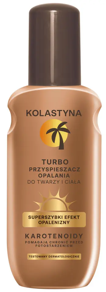 ⁨KOLASTYNA Turbo Przyspieszacz opalania do twarzy i ciała 150ml⁩ w sklepie Wasserman.eu