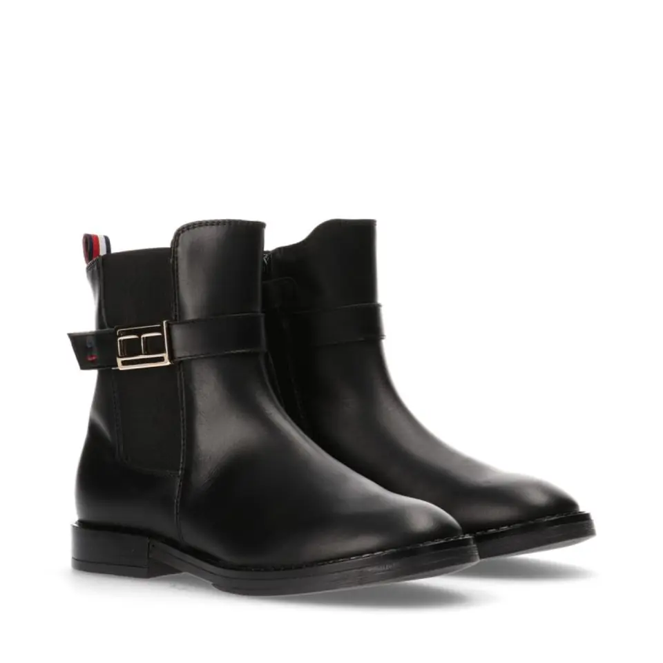 ⁨Botki Tommy Hilfiger Chelsea Boot Black W T4A5- (kolor Czarny, rozmiar 37)⁩ w sklepie Wasserman.eu