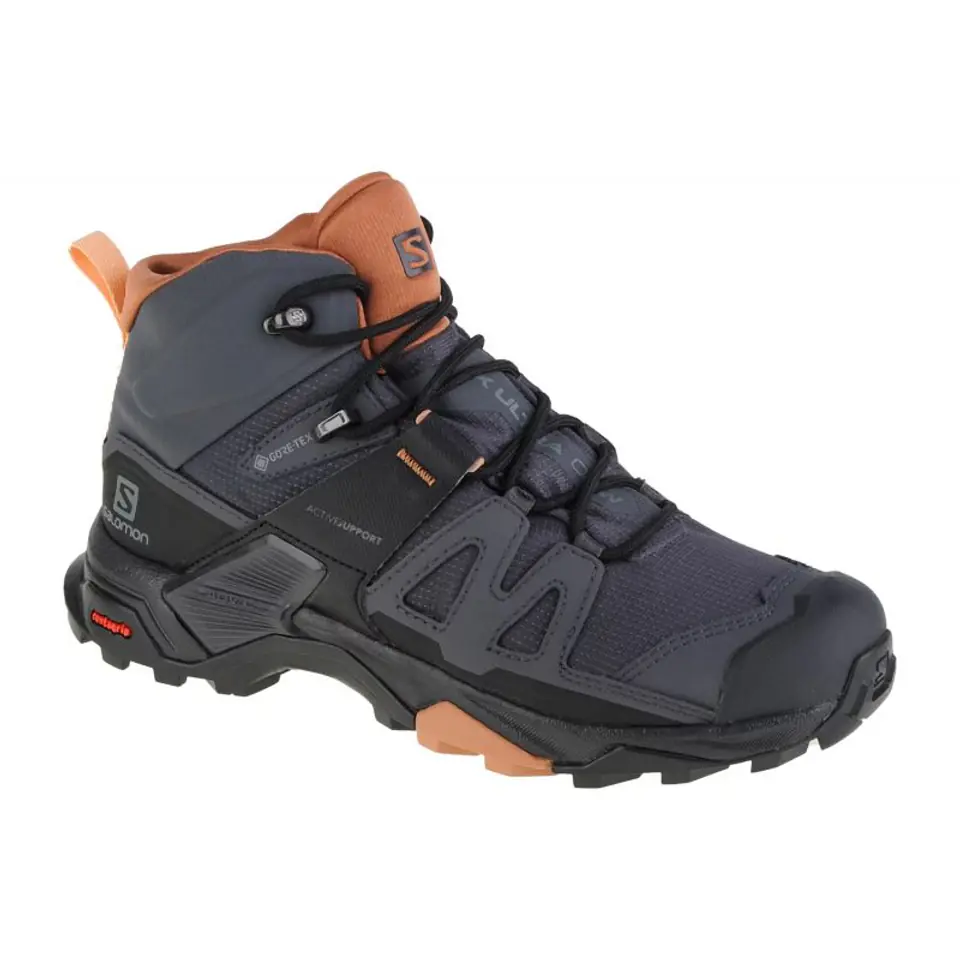 ⁨Buty Salomon X Ultra 4 Mid GTX W (kolor Szary/Srebrny, rozmiar 40 2/3)⁩ w sklepie Wasserman.eu