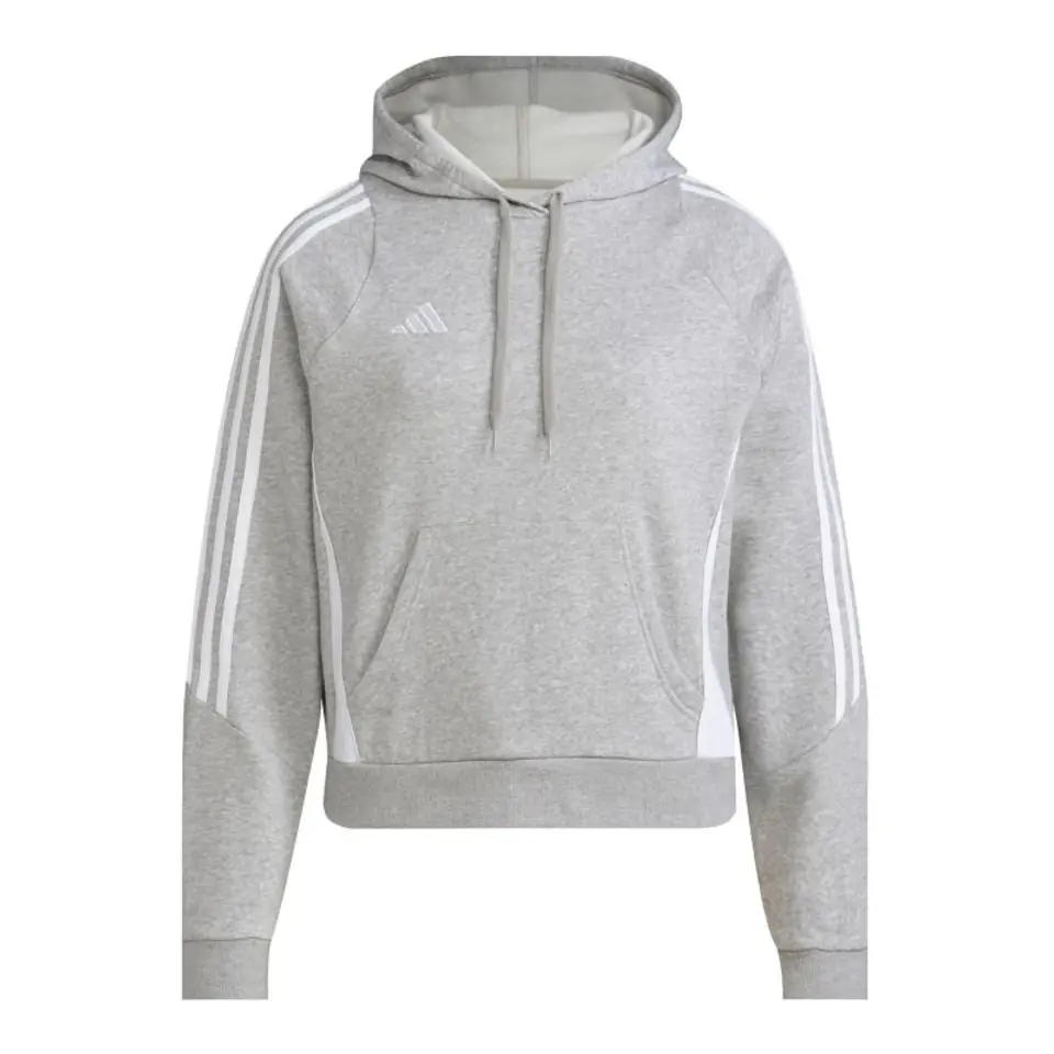 ⁨Bluza adidas Tiro 24 Sweat W (kolor Szary/Srebrny, rozmiar XS (158cm))⁩ w sklepie Wasserman.eu