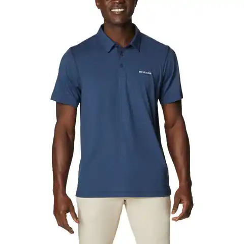 ⁨Koszulka Columbia Tech Trail Polo Shirt M (kolor Granatowy, rozmiar XL)⁩ w sklepie Wasserman.eu
