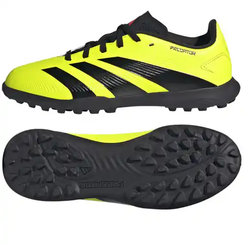 ⁨Buty piłkarskie adidas Predator League L TF Jr (kolor Żółty, rozmiar 38 2/3)⁩ w sklepie Wasserman.eu