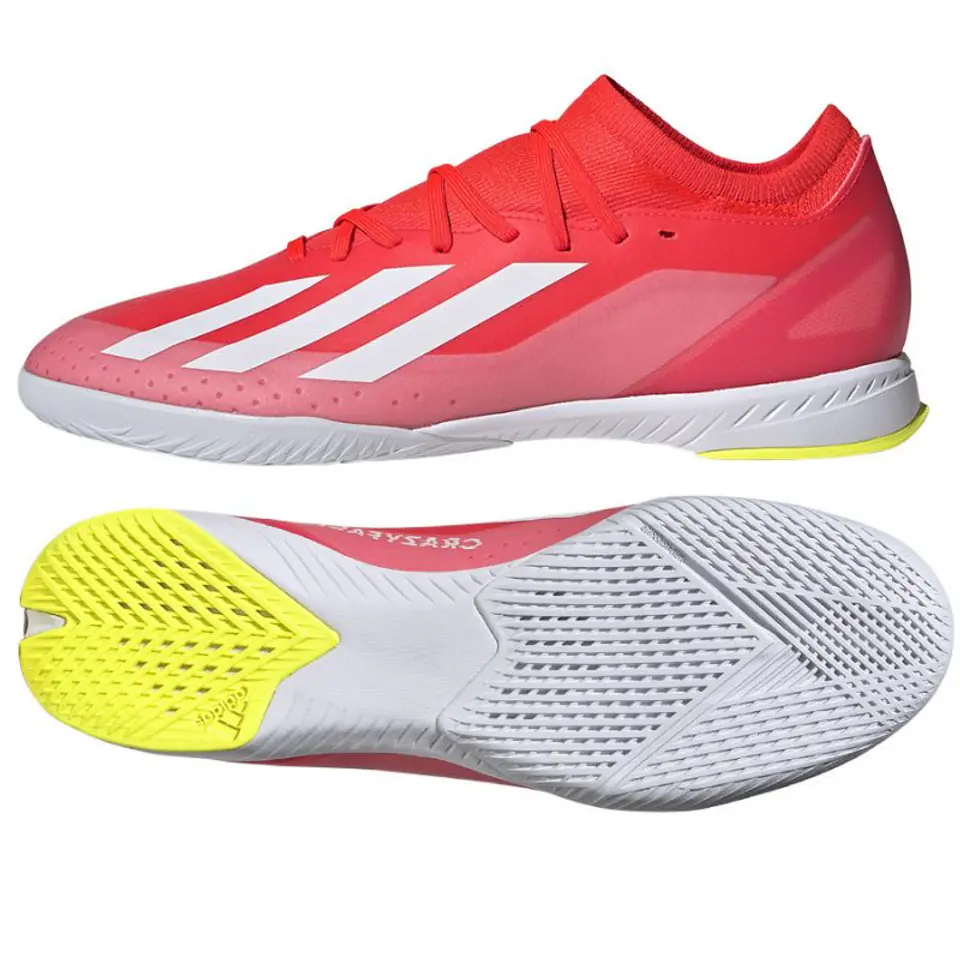 ⁨Buty piłkarskie adidas X Crazyfast League IN M (kolor Czerwony, rozmiar 44)⁩ w sklepie Wasserman.eu