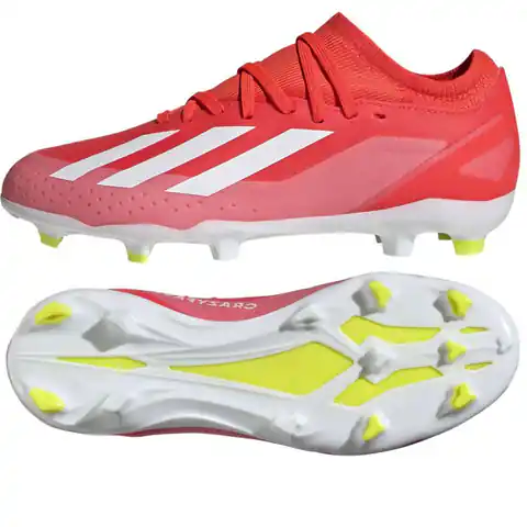 ⁨Buty piłkarskie adidas X Crazyfast League FG Jr (kolor Czerwony, rozmiar 28)⁩ w sklepie Wasserman.eu