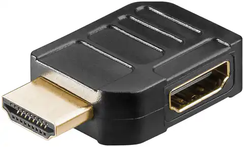 ⁨Adapter gniazdo - wtyk HDMI 2.1 8K POZIOMY 90st.⁩ w sklepie Wasserman.eu