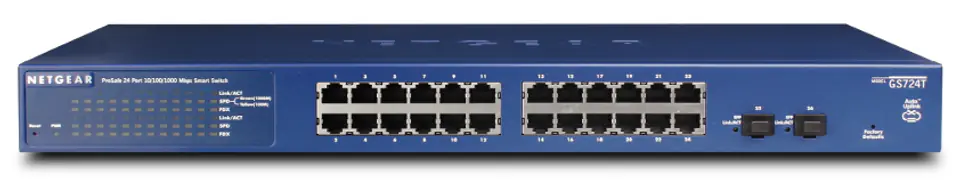 Switch Netgear GS724Tv6 26p Managed Gigabit at Wasserman.eu