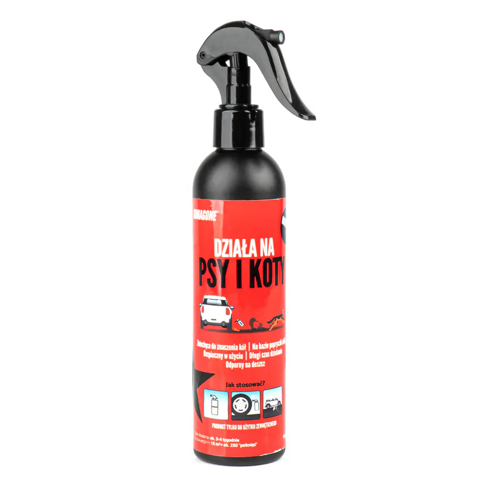 ⁨Kunagone na psy i koty 250ml - naturalny odstraszacz zwierząt spray⁩ w sklepie Wasserman.eu