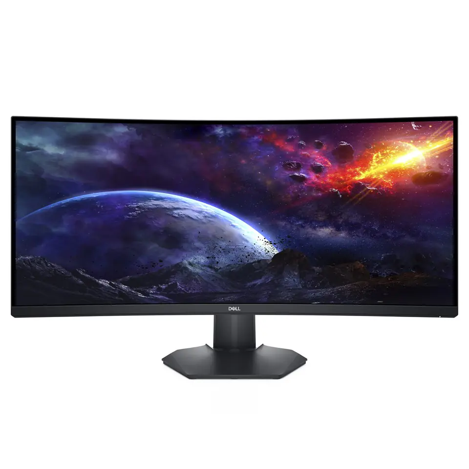 ⁨DELL S Series S3422DWG LED display 86.4 cm (34") 3440 x 1440 pixels Wide Quad HD LCD Black⁩ at Wasserman.eu