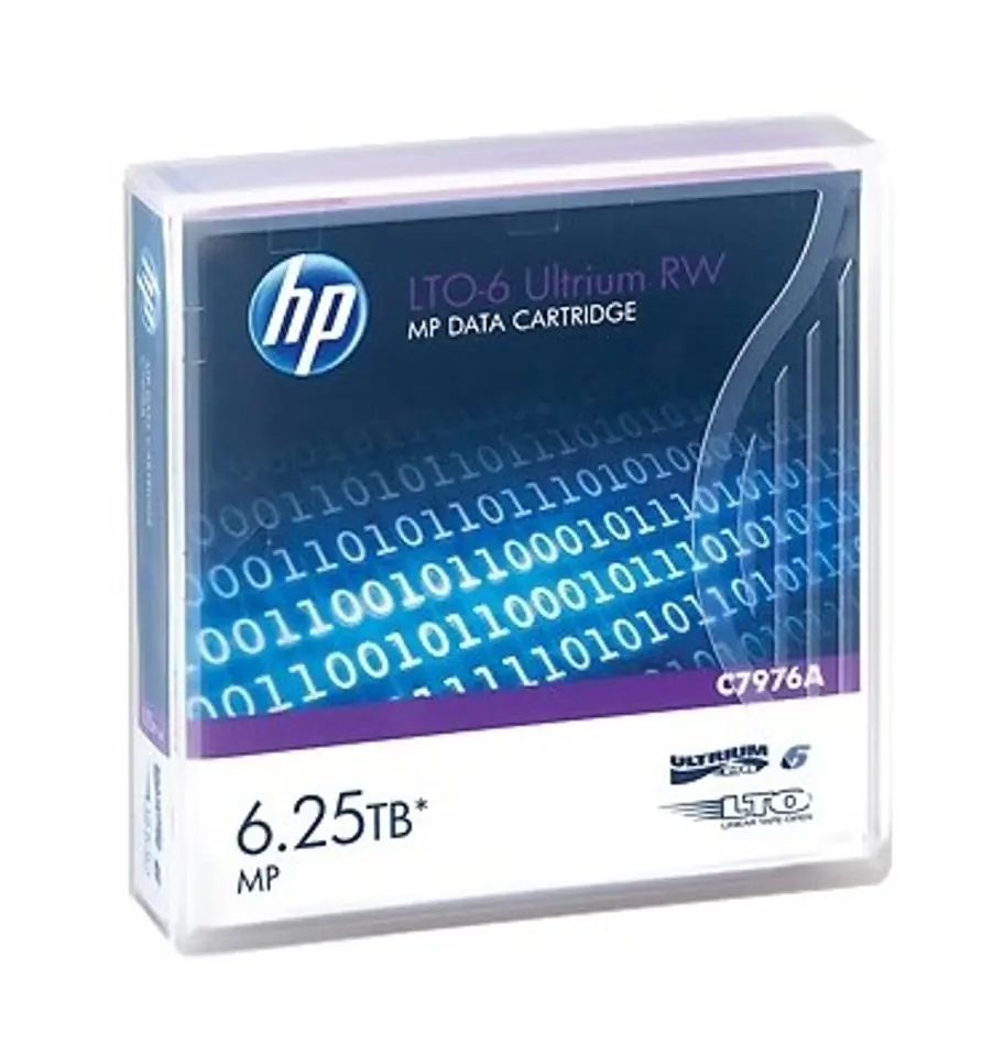 ⁨HPE LTO-6 Ultrium RW Blank data tape 6.25 TB 1.26 cm⁩ at Wasserman.eu