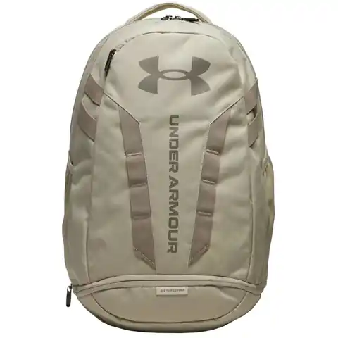 ⁨Plecak Under Armour Hustle 5.0 Backpack 1361176 (kolor Beżowy/Kremowy, rozmiar One size)⁩ w sklepie Wasserman.eu