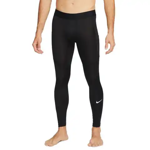 ⁨Spodnie termiczne Nike Pro M FB7952 (kolor Czarny, rozmiar S (173cm))⁩ w sklepie Wasserman.eu