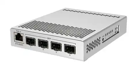 ⁨Mikrotik CRS305-1G-4S+IN switch zarządzalny Gigabit Ethernet (10/100/1000) obsługa PoE Biały⁩ w sklepie Wasserman.eu