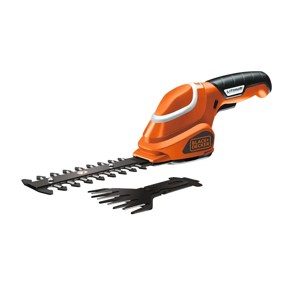 ⁨BLACK+DECKER NOŻYCE DO ŻYWOPŁOTU I TRAWY 7V 1,2Ah LI-ION GSL700⁩ w sklepie Wasserman.eu