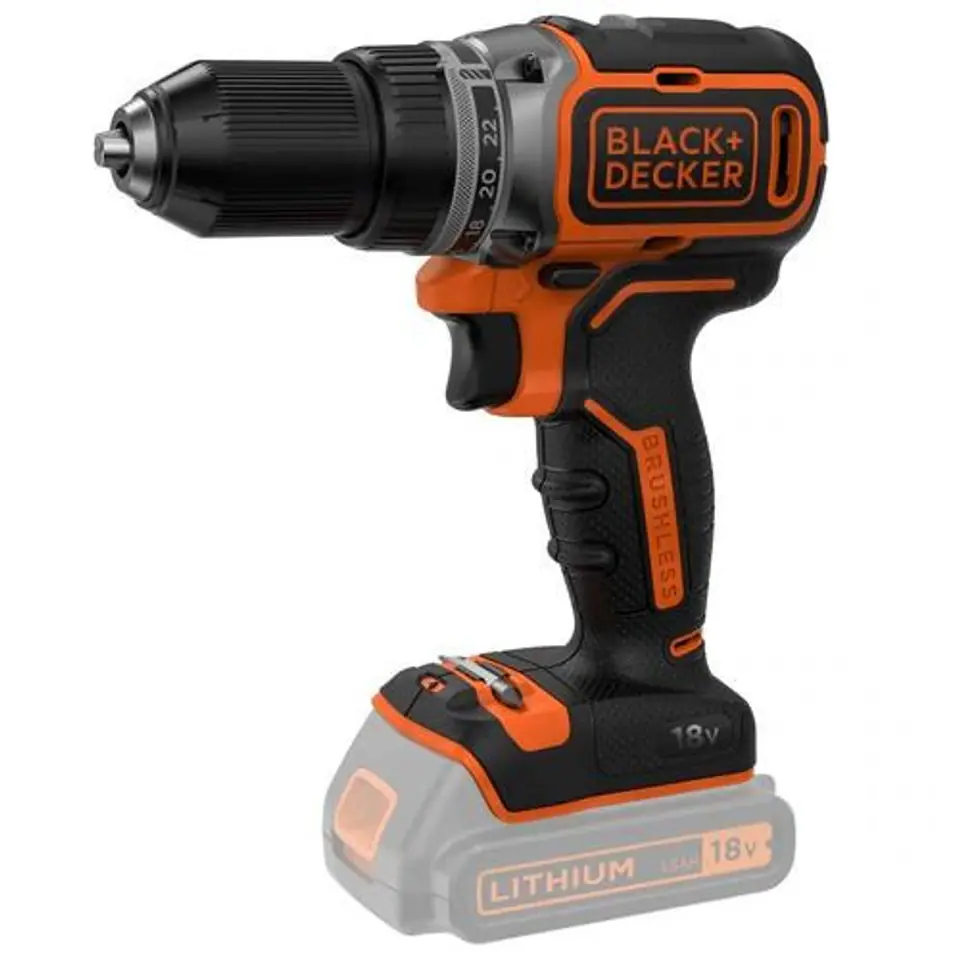 ⁨Black & Decker BL186N 1650 RPM Keyless Black, Orange⁩ at Wasserman.eu