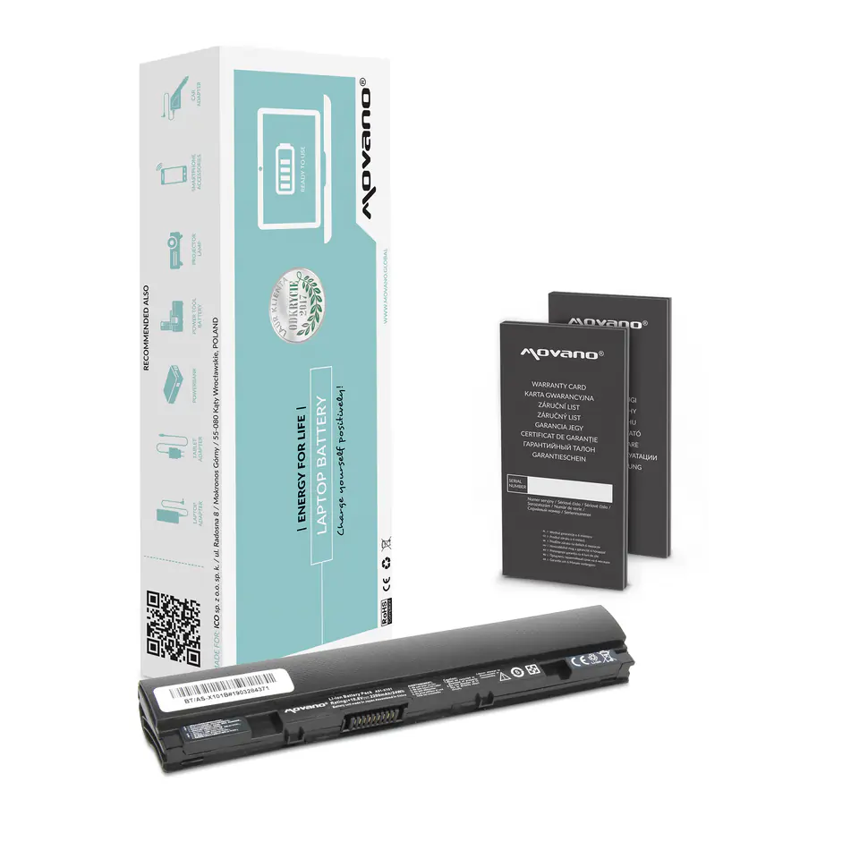 Bateria Movano do Asus X101 w sklepie Wasserman.eu