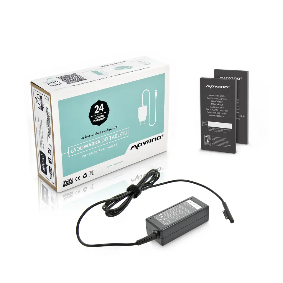 ⁨Movano Power Supply 15v 1.6a (multipin) 24W for Microsoft Tablet⁩ at Wasserman.eu