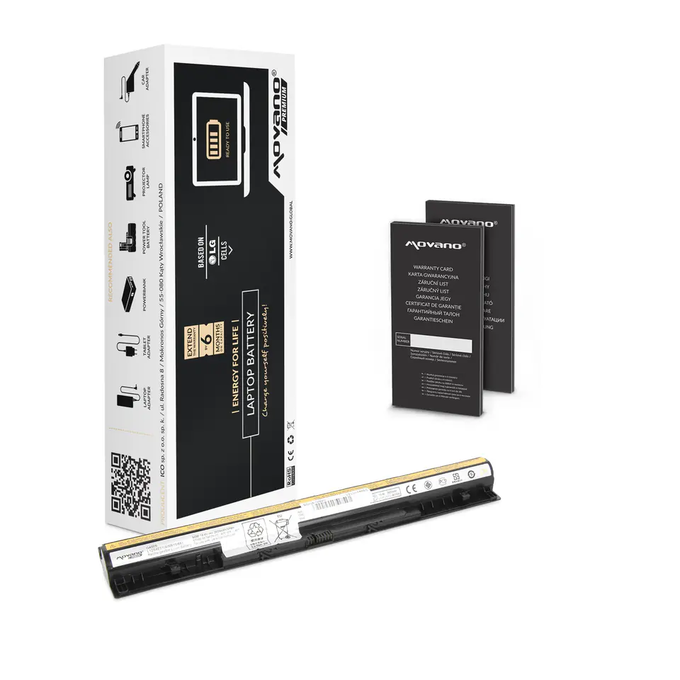 ⁨Bateria Movano Premium do Lenovo IdeaPad G500s, G510s, Z710⁩ w sklepie Wasserman.eu