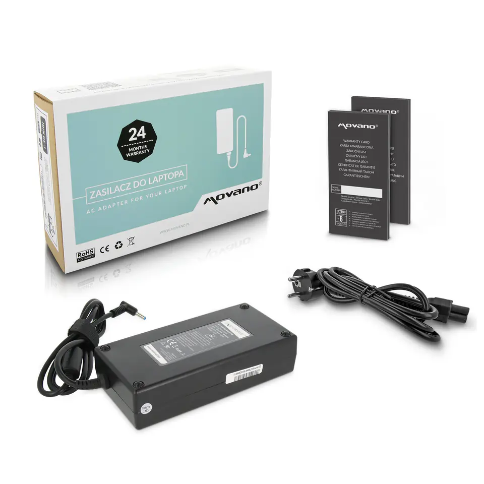 Zasilacz Movano 19.5v 7.69a (4.5x3.0 pin) 150W do HP w sklepie Wasserman.eu