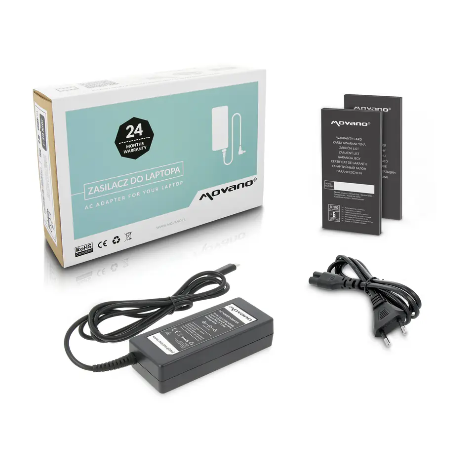 Zasilacz Movano 45W USB type C USB-C (black) w sklepie Wasserman.eu