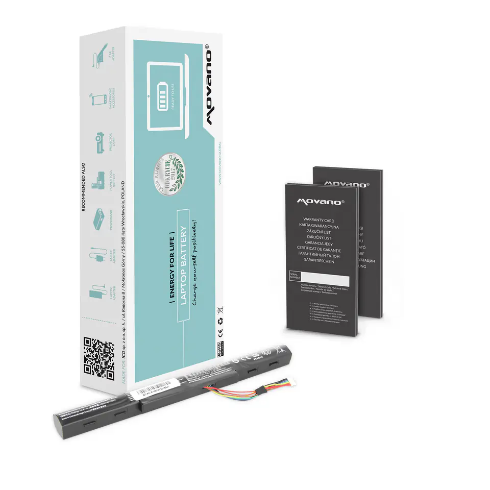 Bateria Movano do Acer Aspire E5-475, E5-575 w sklepie Wasserman.eu