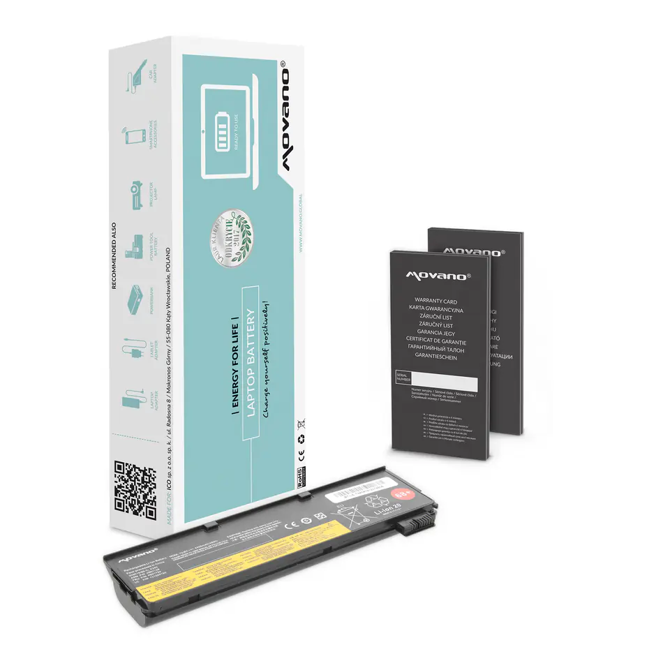 Bateria Movano do Lenovo T440, X240 w sklepie Wasserman.eu