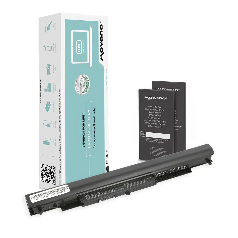 ⁨Movano battery for HP 240 G4, 255 G4 - 11.1v⁩ at Wasserman.eu