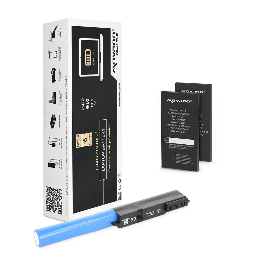 Bateria Movano Premium do Asus A540, F540, X540 w sklepie Wasserman.eu