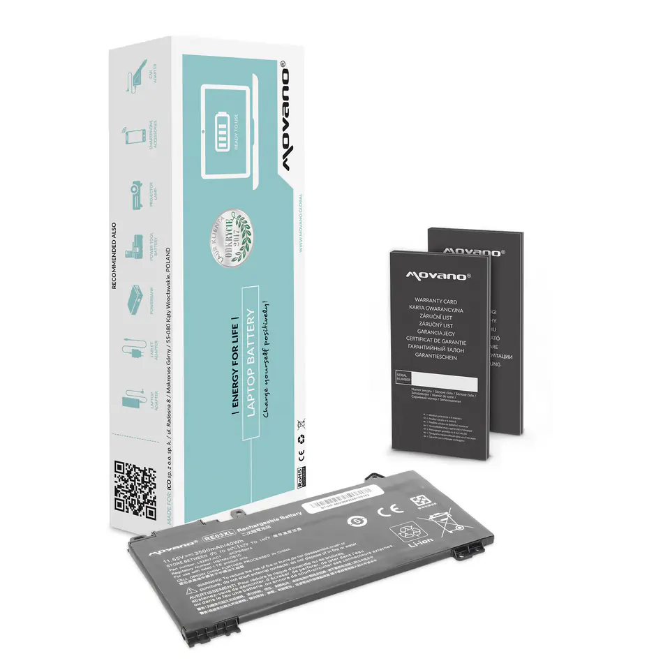 Bateria Movano do HP 430 G6, 450 G6 w sklepie Wasserman.eu
