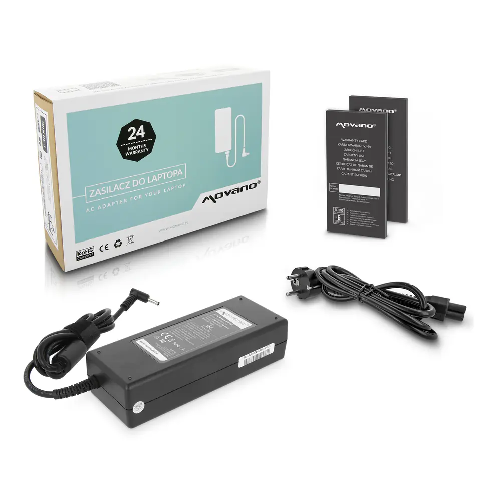 Zasilacz Movano 19v 6.32a (4.5x3.0 pin) 120W do Asus w sklepie Wasserman.eu