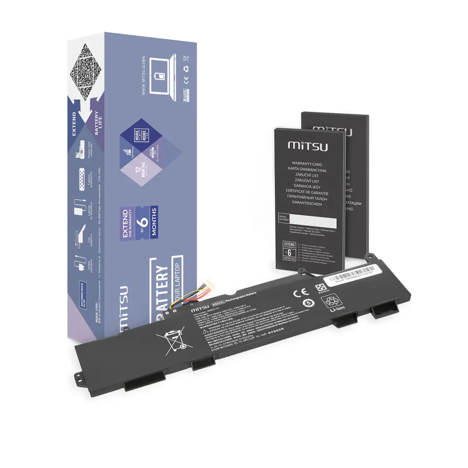 ⁨Bateria Mitsu do HP EliteBook 735 G5, 745 G5, 840 G5⁩ w sklepie Wasserman.eu
