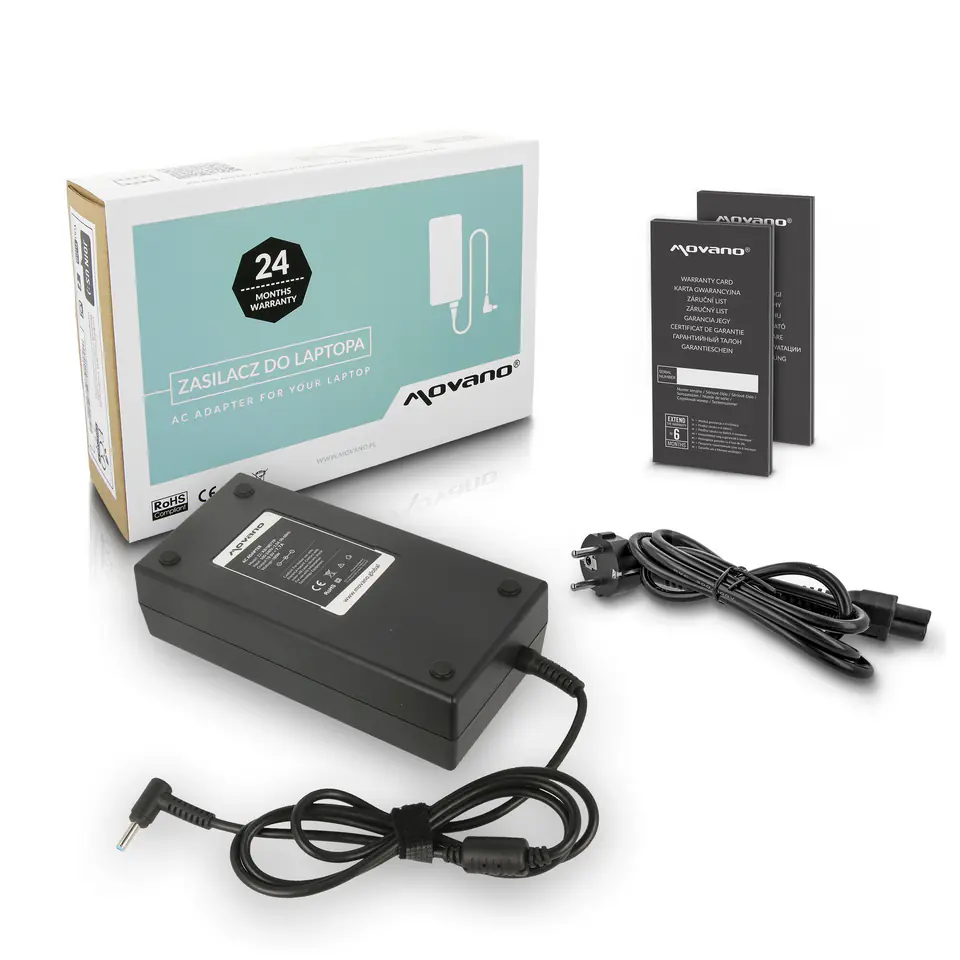 Zasilacz Movano 19.5v 7.7a (4.5x3.0 pin) 150W do Asus w sklepie Wasserman.eu