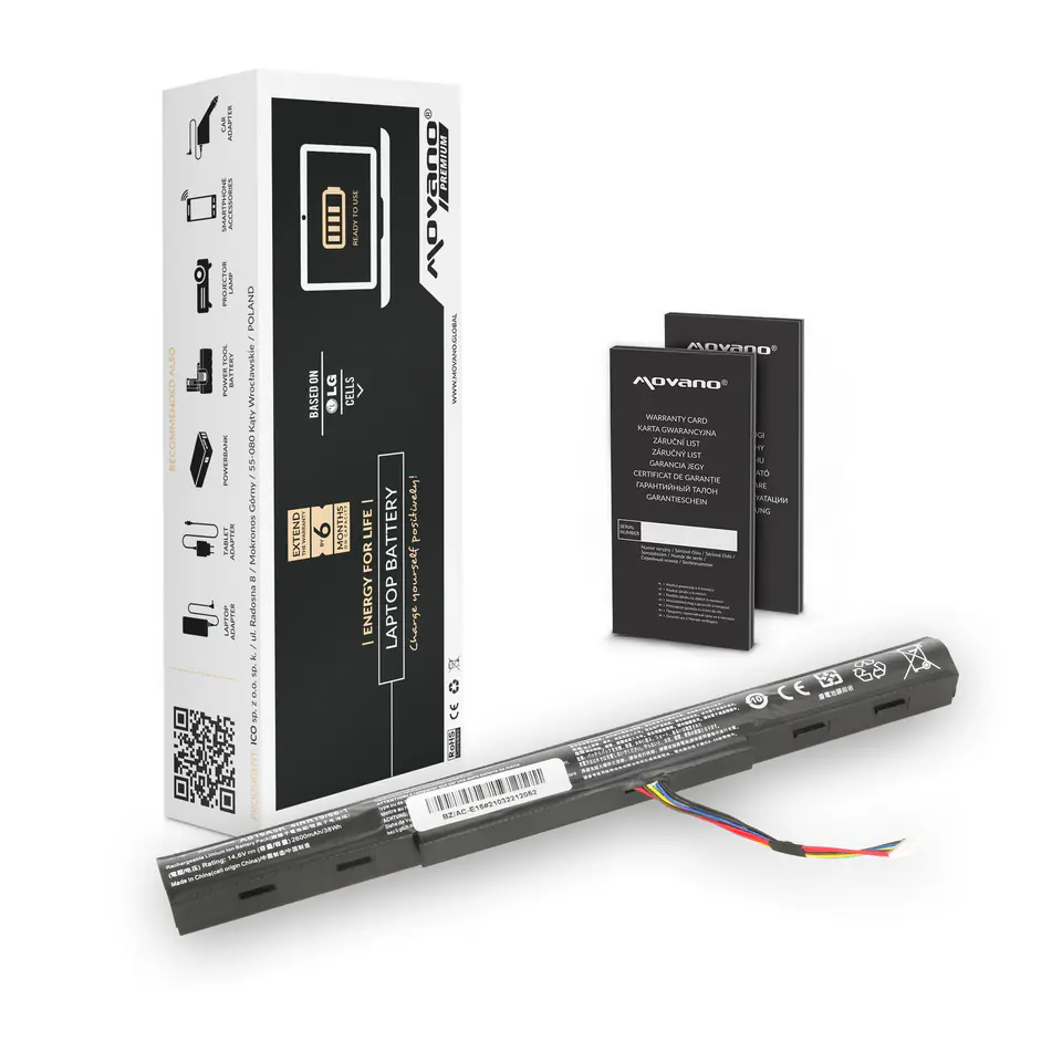 Bateria Movano Premium do Acer Aspire E5-475, E5-575 w sklepie Wasserman.eu