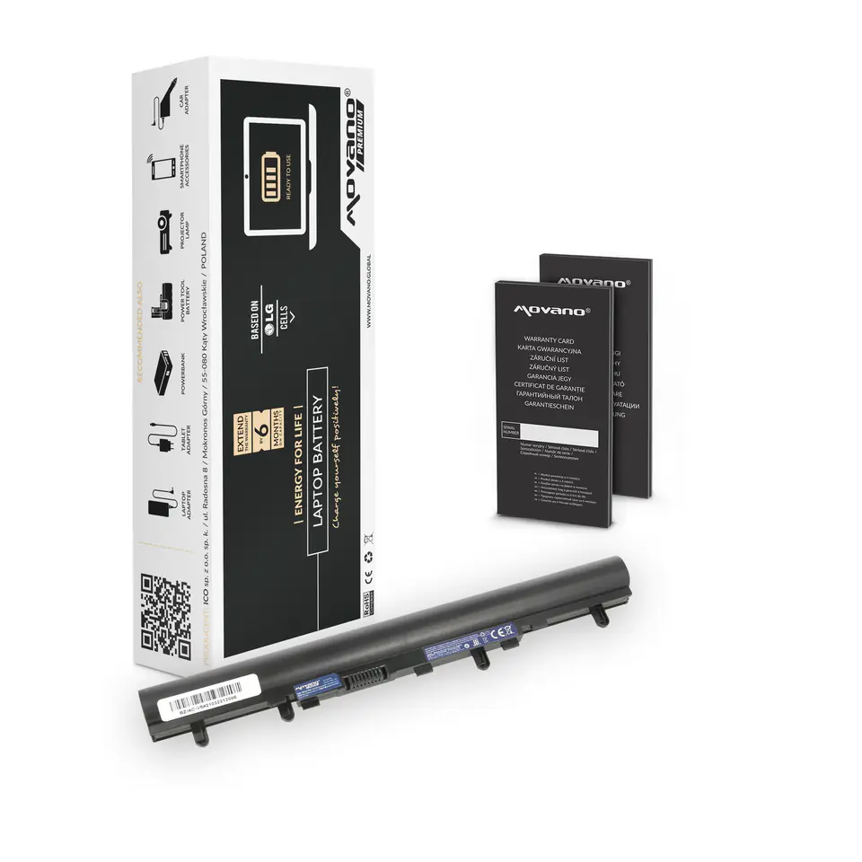⁨Bateria Movano Premium do Acer Aspire V5⁩ w sklepie Wasserman.eu
