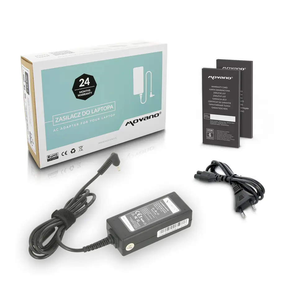 Zasilacz Movano 19v 2.37a (4.0x1.35) 45W do Asus w sklepie Wasserman.eu